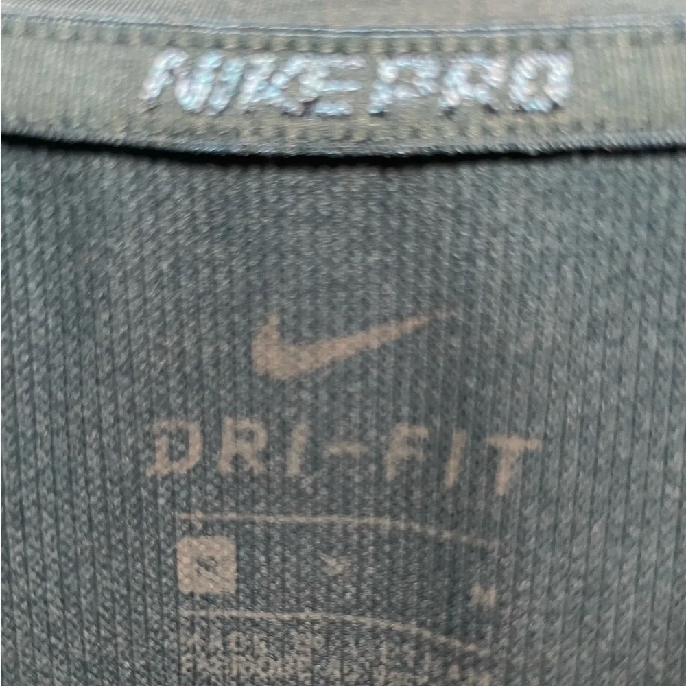 Nike Dark Teal Half-Zip Performance Top medium nike pro